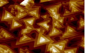 The surface of bismuth selenide film.